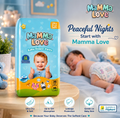 Mamma Love Baby Diaper Pants, 12 Hours Absorption & Ultra Dry & Soft  (S,M,L)