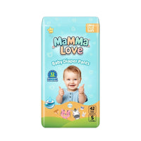 Mamma Love Baby Diaper Pants, 12 Hours Absorption & Ultra Dry & Soft  (S,M,L)