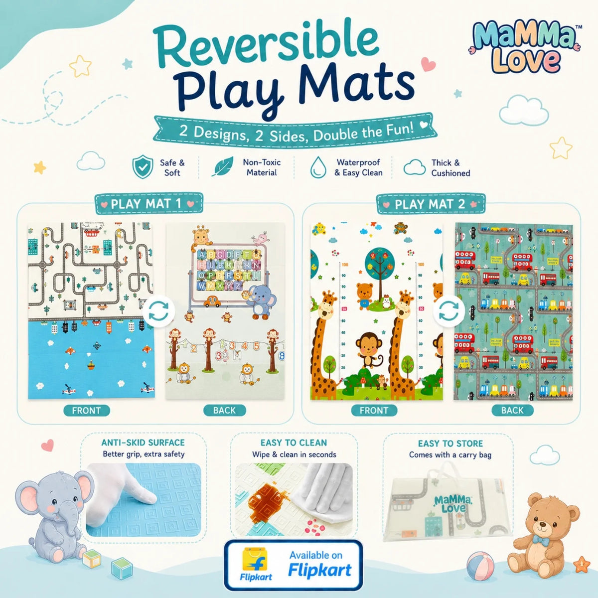 Reversible play matt